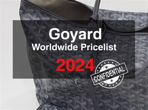 goyard price 2015|cheapest place to buy goyard.